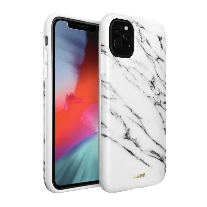 Laut Huex Elements - Cover iPhone 11 Pro Max (Marble baltas)