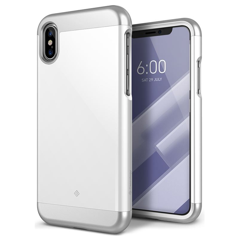 Caseology Savoy dėklas iPhone Xs / X (baltas)