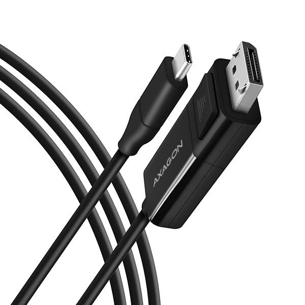 Axagon USB-C į DP laidas 1.8m RVC-DPC