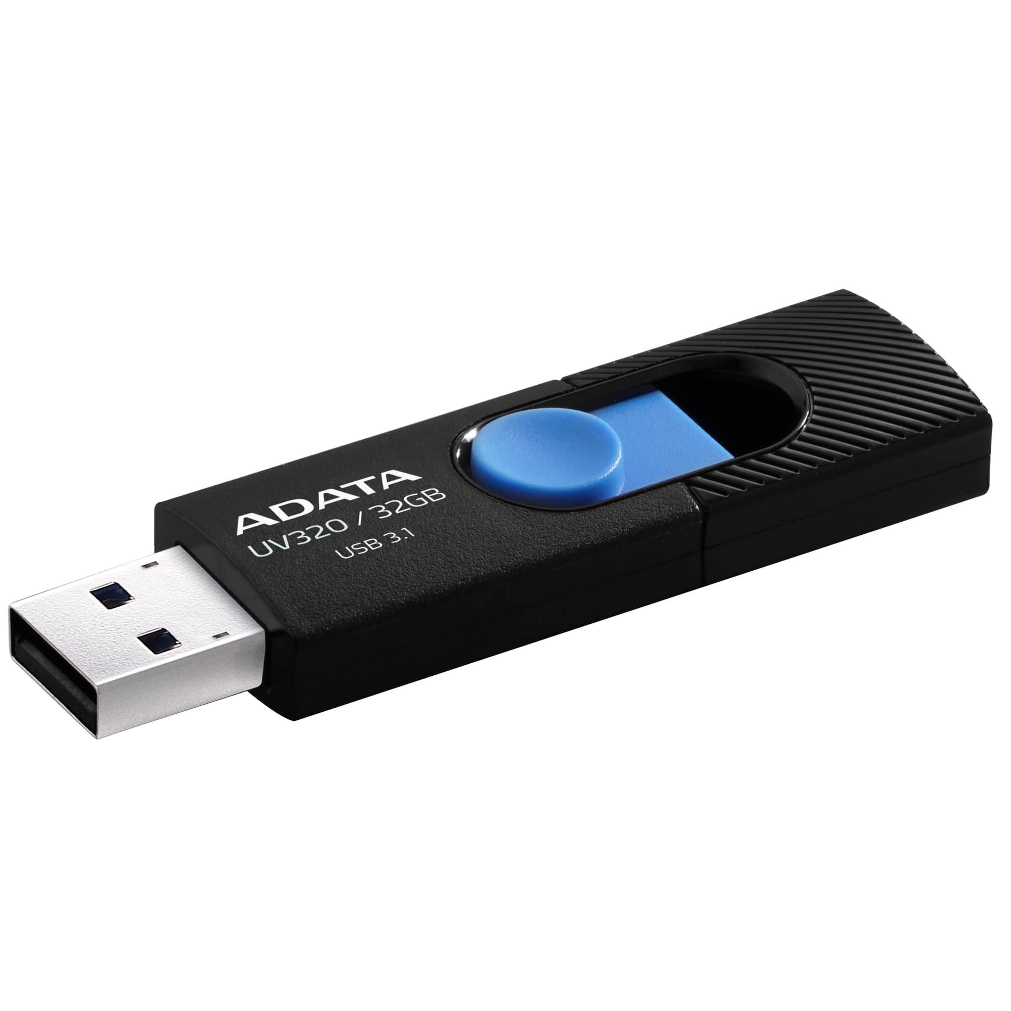 USB atmintinė USB3.1 32GB juoda Adata UV320