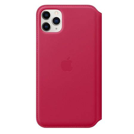 APPLE Odinis knygutės tipo dėklas MY1N2ZM / A IPHONE 11 PRO MAX RASPBERRY Atvira pakuotė