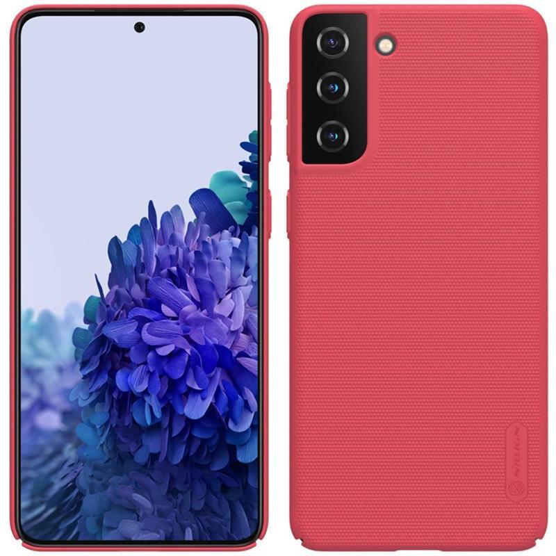 Nillkin Super Frosted Shield - dėklas Samsung Galaxy S21+ (Bright raudonas)