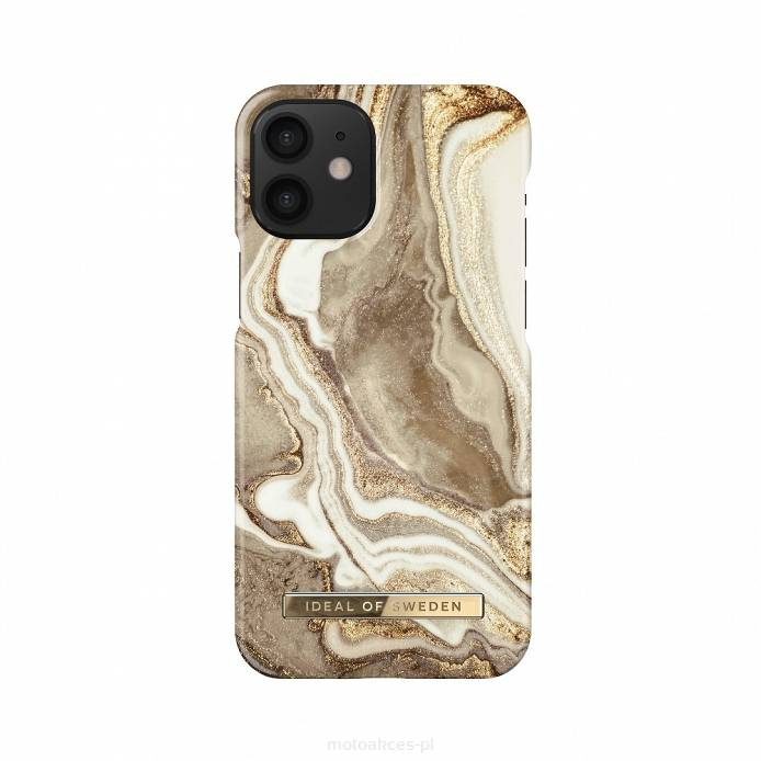 IDEAL OF SWEDEN IDFCGM19-I2061-164 IPHONE 12/12 PRO GOLDEN SAND MARBLE dėklas