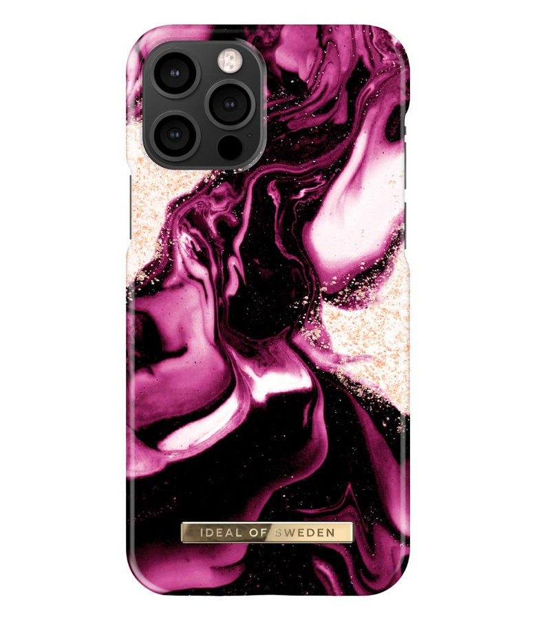 IDEAL OF SWEDEN IDFCAW 21-I2061-319 IPHONE 12/12 PRO GOLDEN RUBY MARBLE dėklas
