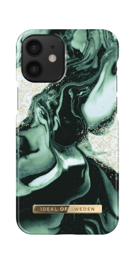 IDEAL OF SWEDEN IDFCAW21-I2154-320 IPHONE 13 MINI GOLDEN OLIVE MARBLE dėklas