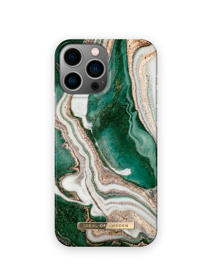 IDEAL OF SWEDEN IDFCAW18-I2167-98 IPHONE 13 PRO MAX GOLDEN JADE MARBLE dėklas