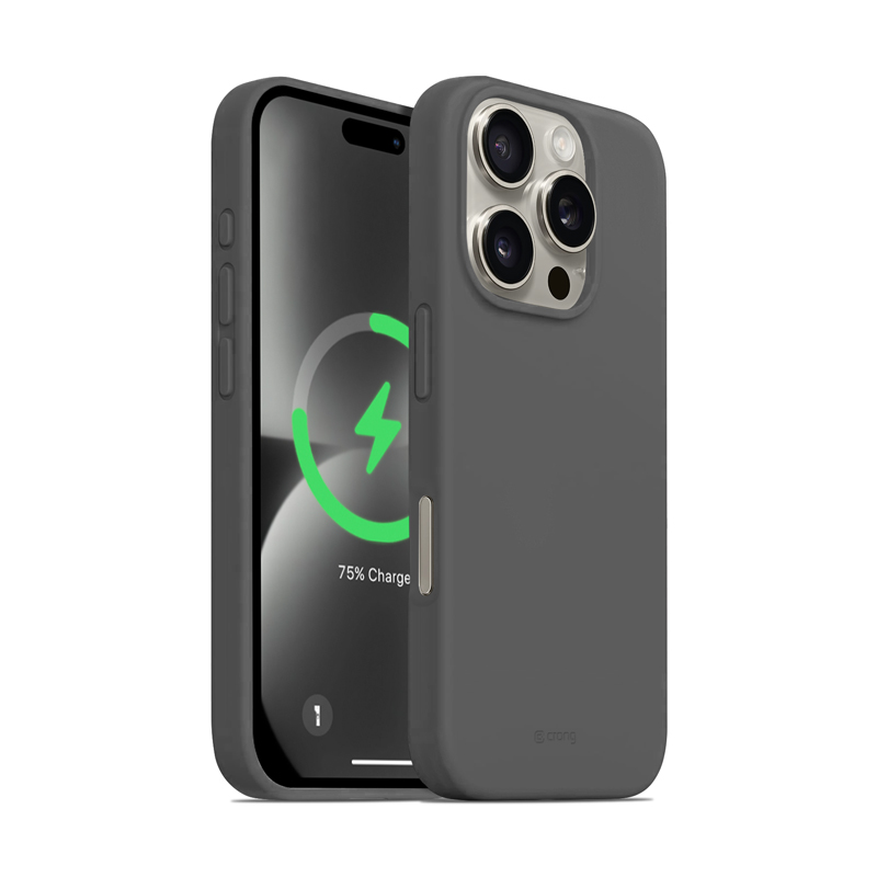 Crong Color Cover Magnetic - iPhone 16 Pro MagSafe dėklas (Titanium)