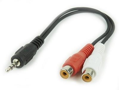 Gembird garso laidas 3.5mm į 2RCA lizdas