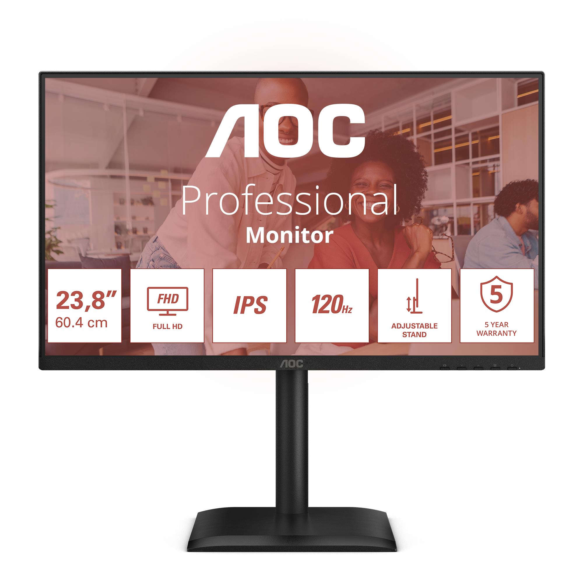 Monitorius AOC 23.8" 1920x1080 Full HD LED plokščias