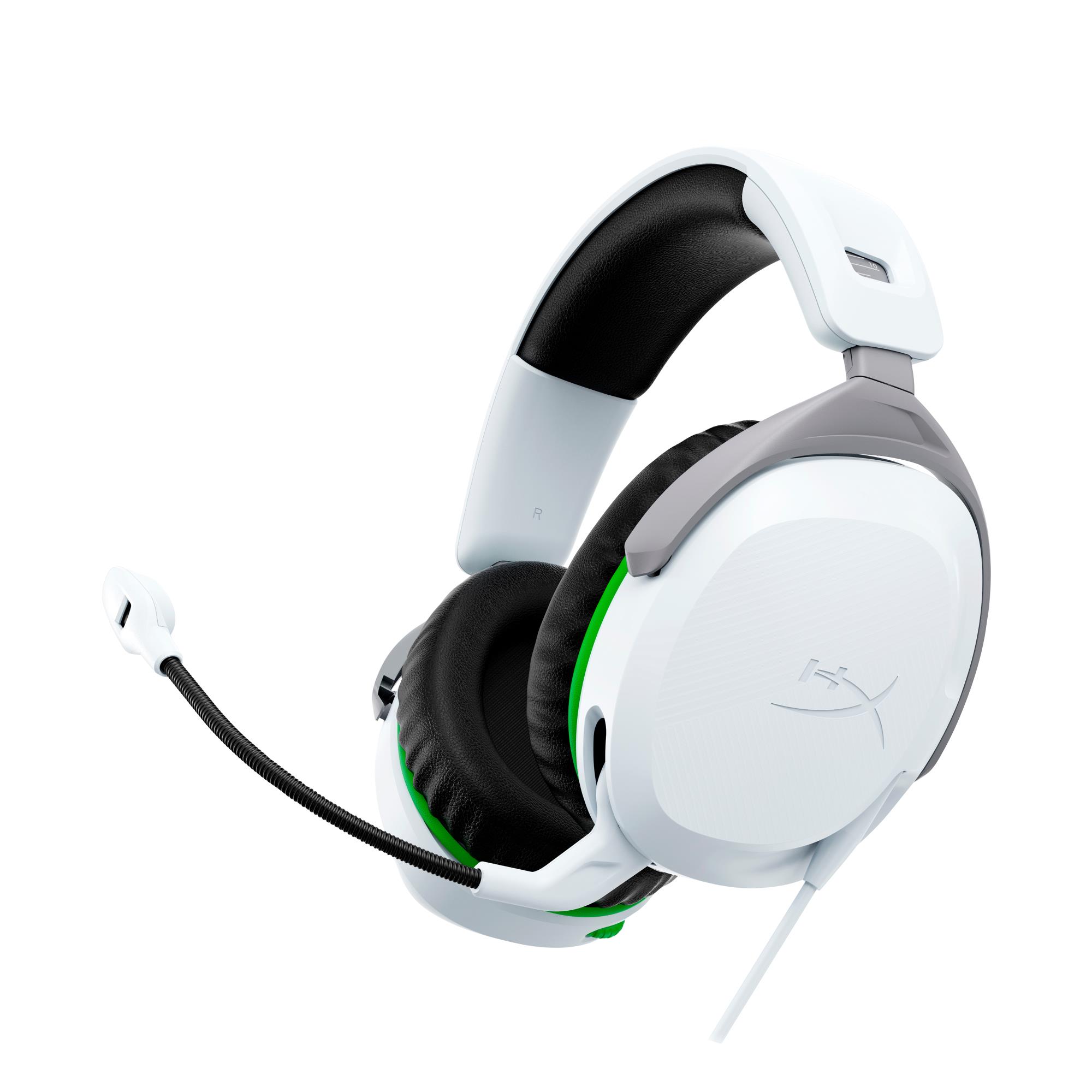 Ausinės HyperX CloudX Stinger 2 baltos/žalios 75X28AA