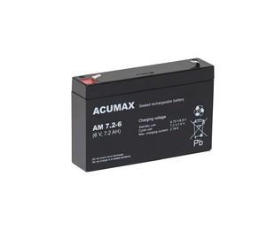 BATTERY 6V 7.2AH/AM7.2-6 ACUMAX EMU