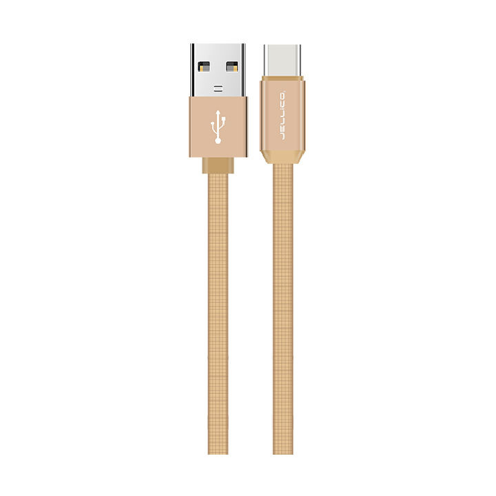 JELLICO USB LAIDAS -YC-15 3.1A MICRO-USB 1M AUKSINIS