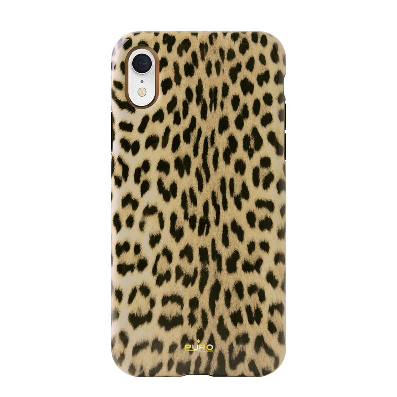 PURO Glam Leopard Cover - dėklas iPhone XR (Leo 1)