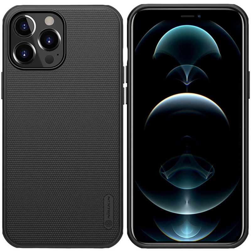 Nillkin Super Frosted Shield Pro - dėklas Apple iPhone 13 Pro Max (juodas)