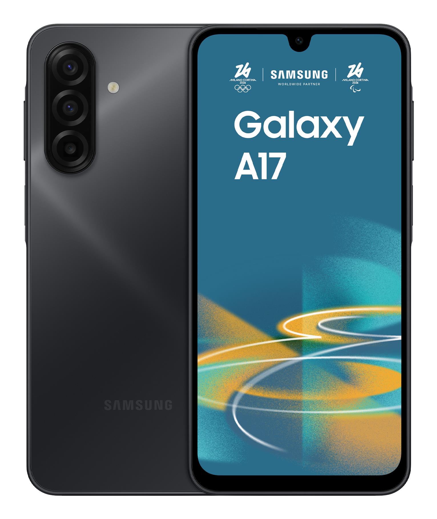 Samsung Galaxy A17 4G 4/128GB juodas mobilusis telefonas