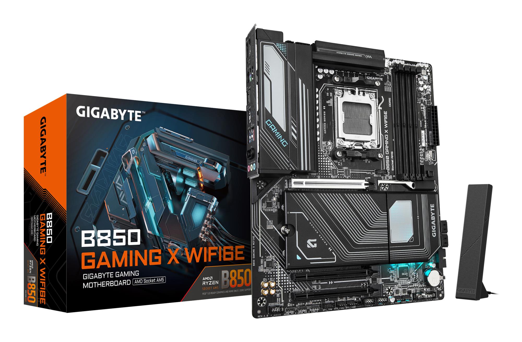 Pagrindinė plokštė GIGABYTE B850 Gaming X WiFi6E AMD B850 SAM5 ATX DDR5
