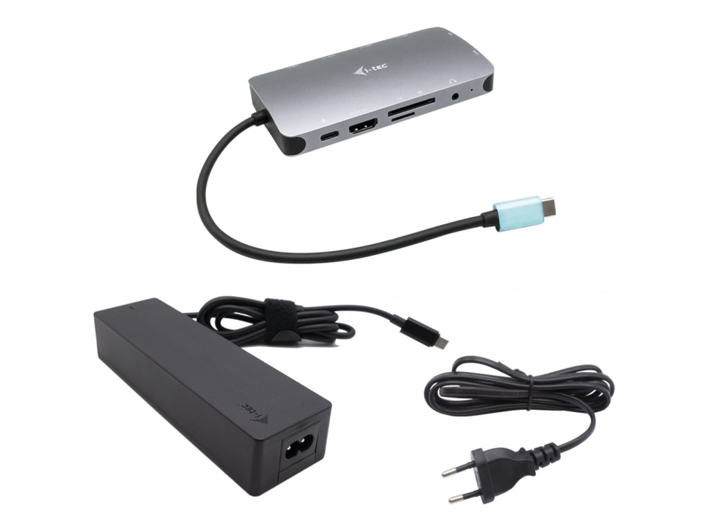 I-TEC USB-C Metal Nano dokas HDMI/VGA ir PD