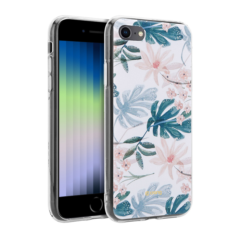 Crong Flower dėklas – iPhone SE (2022/2020) / 8 / 7 dėklas (pattern 01)