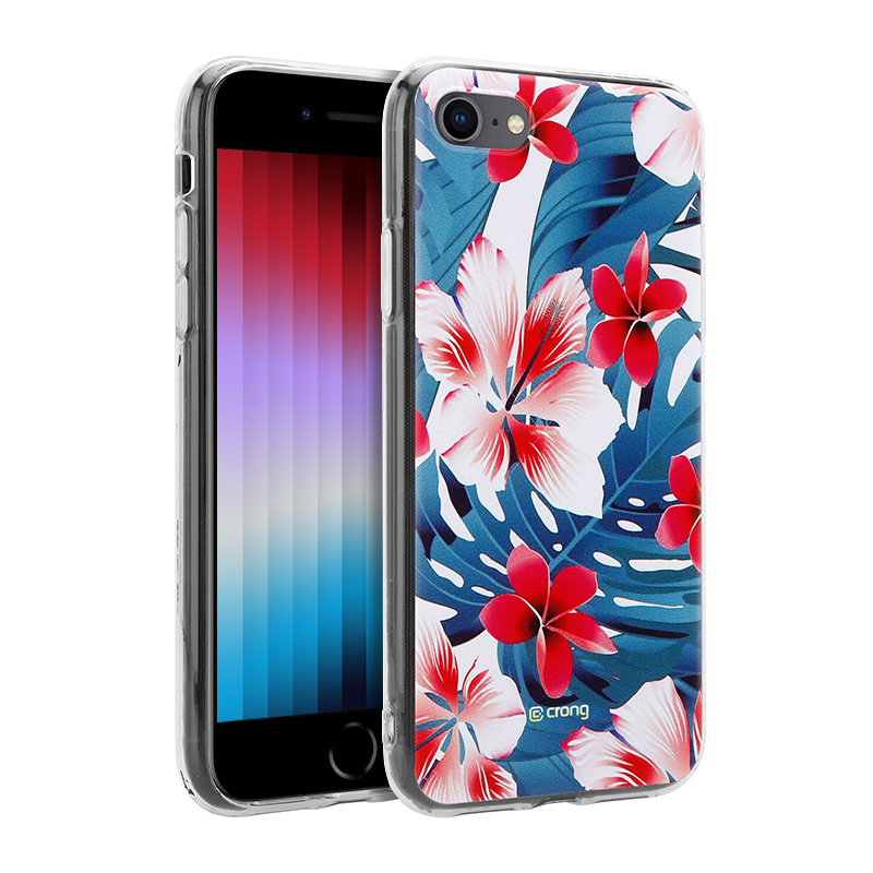 Crong Flower dėklas – iPhone SE (2022/2020) / 8 / 7 dėklas (pattern 03)