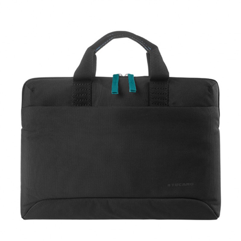 Tucano Smilza Super Slim Bag - Bag Bag MacBook Pro 14” / Air 15” / Pro 13" /Air / Notebook 14” / 13” (juodas)