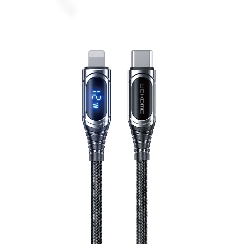 WEKOME WDC-167 Sakin Series - USB-C to Lightning Fast Charging PD 20W connection laidas 1 m (Tarnish)