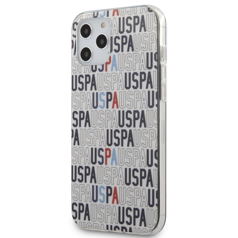 US Polo USHCP12LPCUSPA6 iPhone 12 Pro Max 6,7" balta Logo Mania Collection
