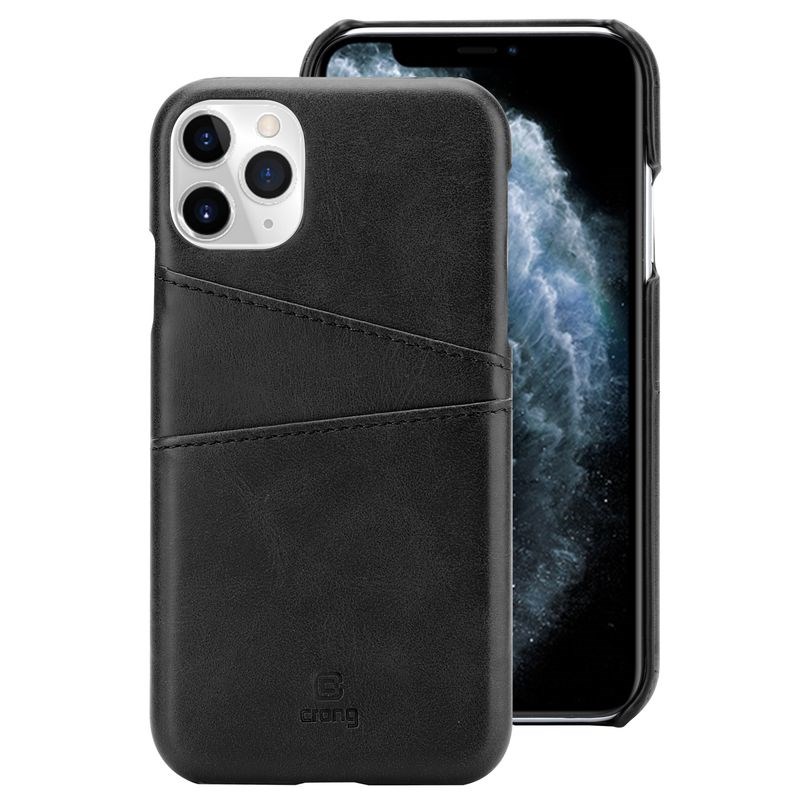 Crong Neat Cover - iPhone 11 Pro dėklas with Pockets (juodas)