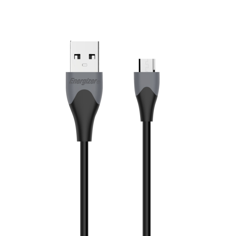 Energizer Classic - USB-A to Micro USB connecting laidas 1.2m (juodas)
