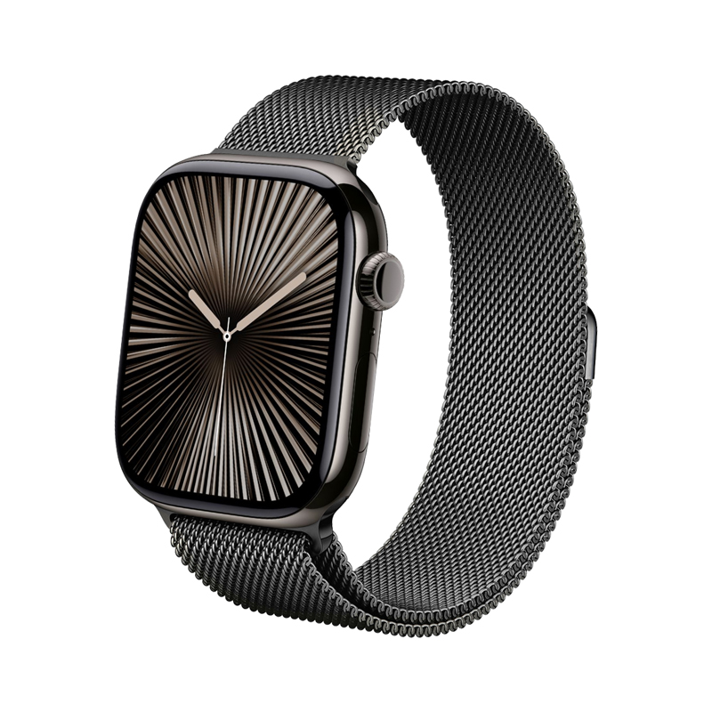 Crong Milano Steel - Stainless Steel dirželis Apple Watch 44/45/46/49 mm (Graphite)