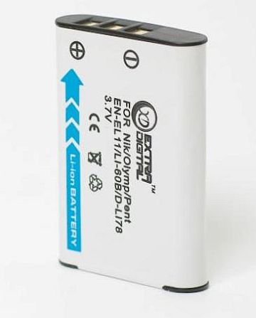 Nikon, baterija EN-EL11,D-Li78, DB-80, Li-60B