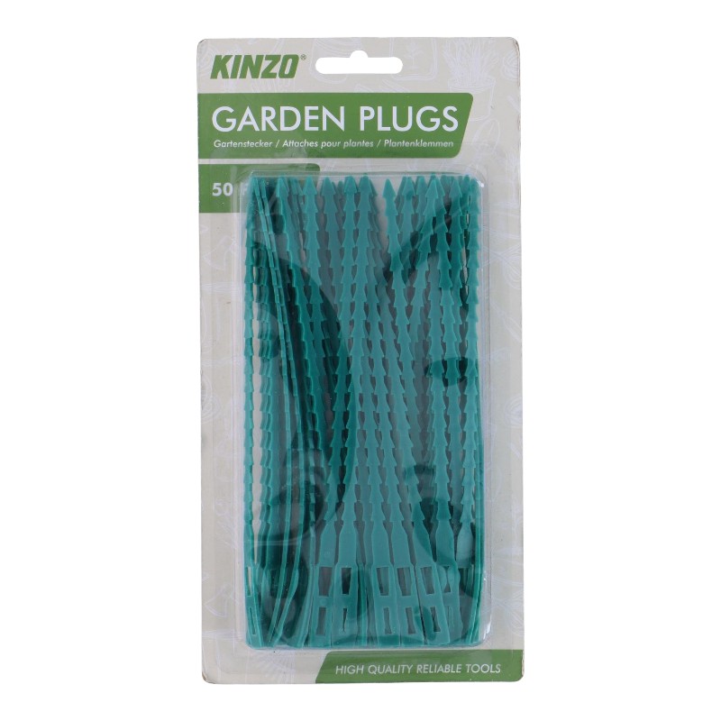 Многоразовые подвязки для растений Kinzo, 12 × 1,2 см, 50 шт.