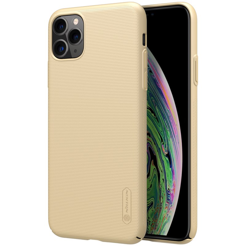 Nillkin Super Frosted Shield - dėklas Apple iPhone 11 Pro Max (Golden)