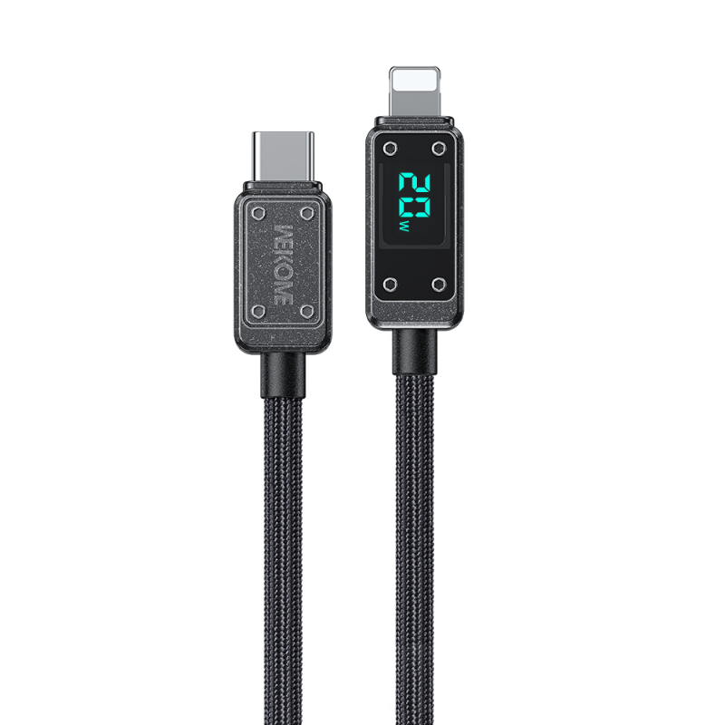 WEKOME WDC-08 Vanguard Series - USB-C to Lightning Fast Charging PD 20W 1m connection laidas (Tarnish)