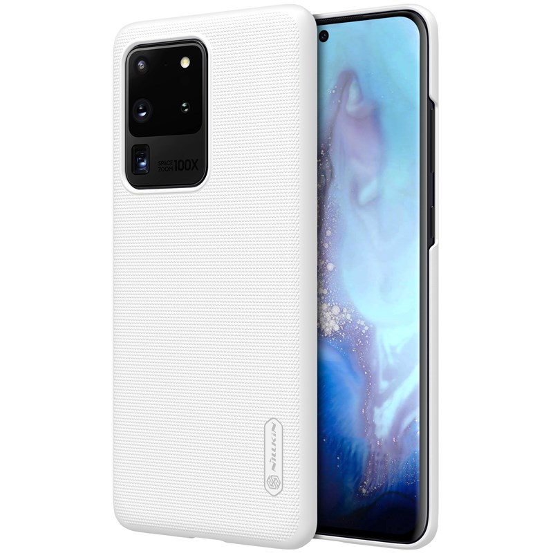 Nillkin Super Frosted Shield - dėklas Samsung Galaxy S20 Ultra (baltas)