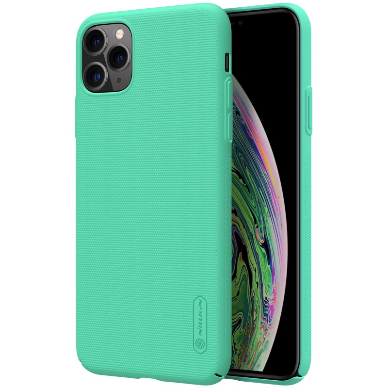 Nillkin Super Frosted Shield - dėklas Apple iPhone 11 Pro Max (Mint žalias)