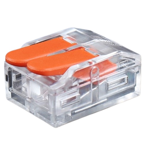 Universali užspaudžiama laidų jungtis, 2x 0.5-6.0mm², 41A, 450V, 20vnt.