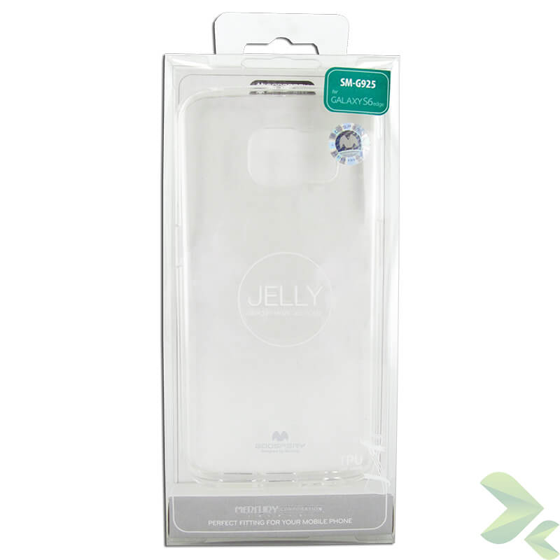 Mercury skaidrus Jelly - dėklas Samsung Galaxy S6 Edge (Clear)