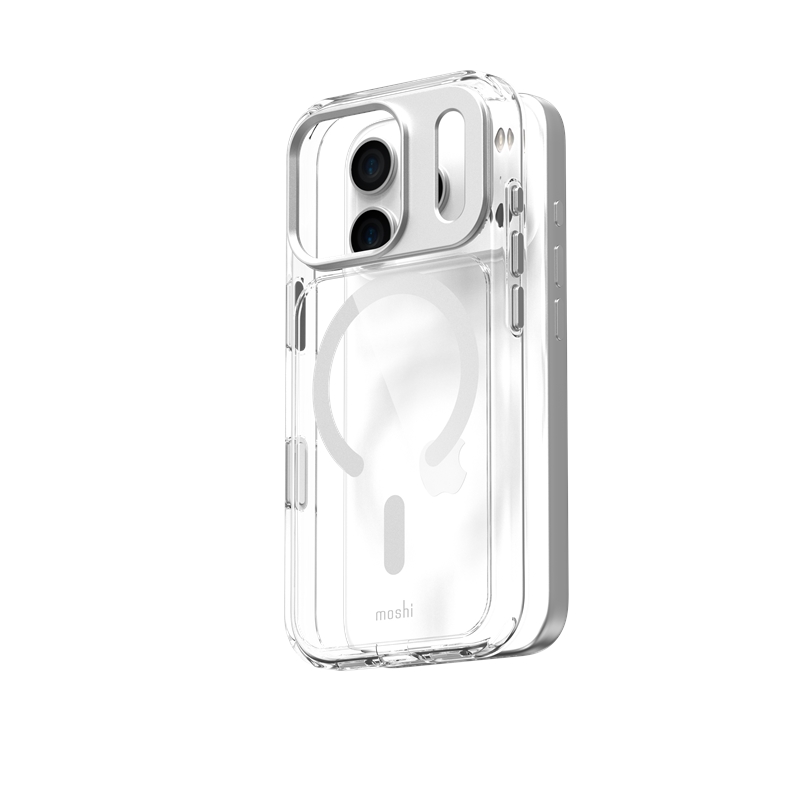 Moshi iGlaze MagSafe - dėklas iPhone 17 Pro (Luna sidabrinis)