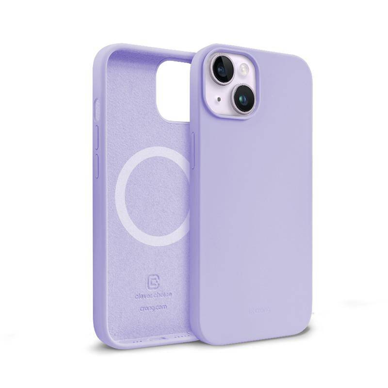 Crong Color Cover Magnetic - iPhone 14 Plus MagSafe dėklas (violetinis)