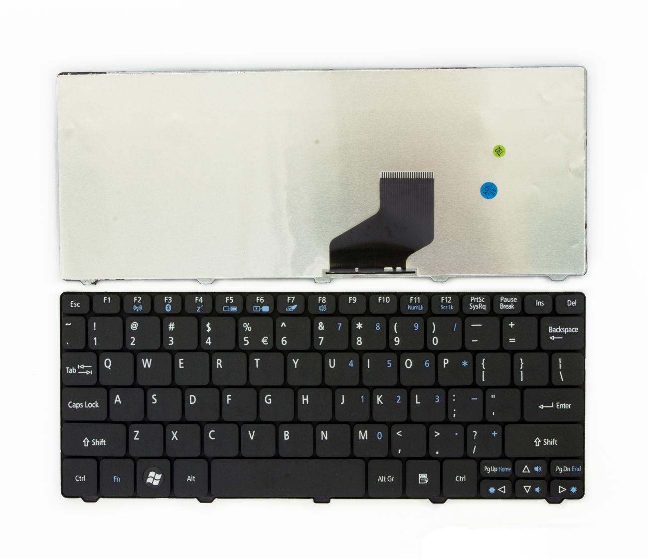 Klaviatūra ACER Aspire One: 532H 521, 522, 533, D255, D255E, D257, D260, D270