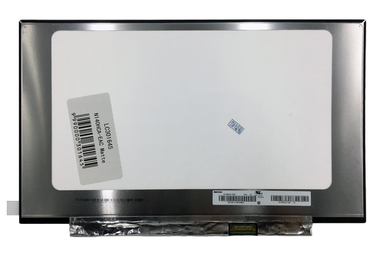 Ekranas 14.0", 1920x1080, 60Hz, matinis, 30pin, dešinėje, IPS