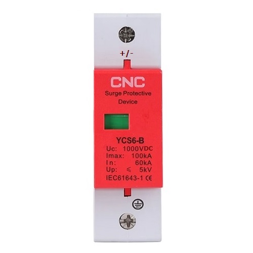 Устройство защиты от перенапряжения DC, 1P, класс B, 60-1000 кА, 1000VDC