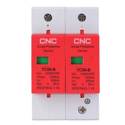 Устройство защиты от перенапряжения DC, 2P, класс B, 60-1000 кА, 1000VDC