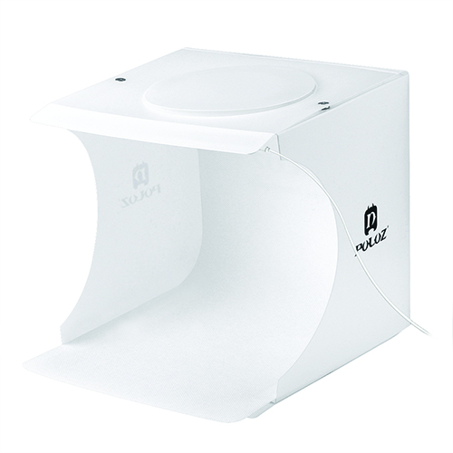 Fotografavimo dėžė su LED apšvietimu, 24x23x22cm