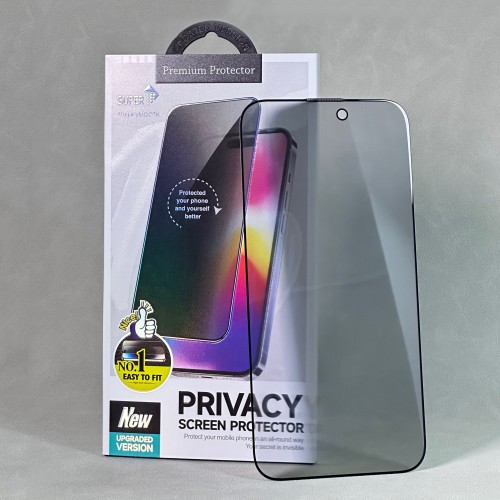 Apsauginis stikliukas "Privacy 5D" Xiaomi Redmi Note 13 Pro 5G / Poco X6 5G (Blister)