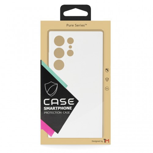 Dėklas "TM Pure Silicone" skirtas Samsung S916 S23 Plus / White / (Blister)