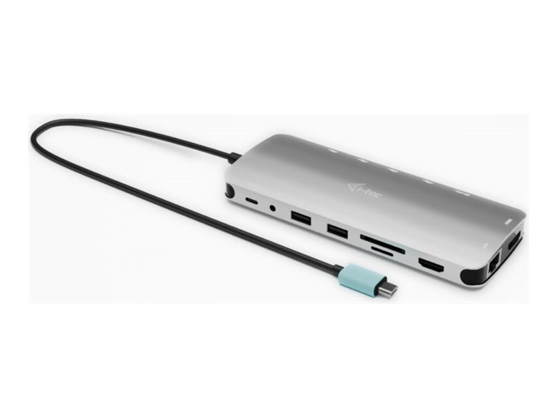 I-TEC USB-C Metal Nano dokas 3x ekranai ir PD