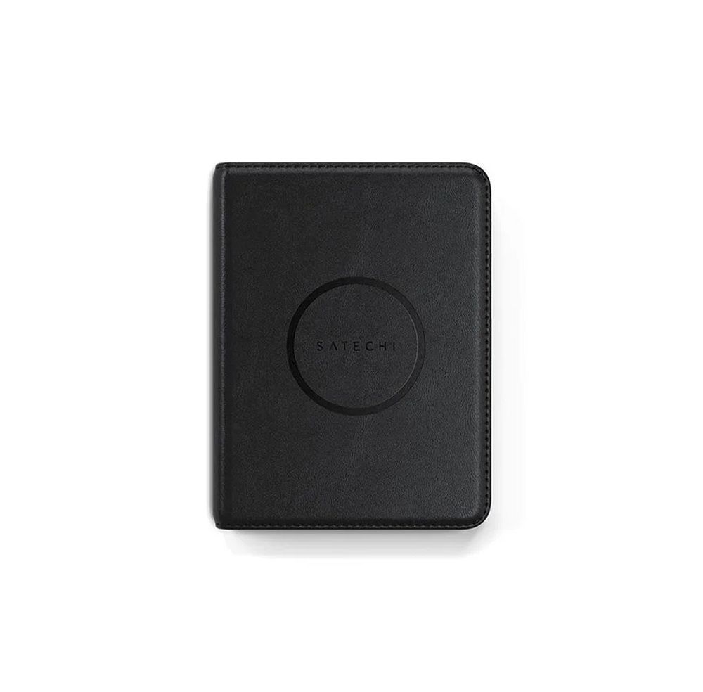 Lokatorius suderinamas su "Apple Find My Satechi FindAll paso dangtelio forma Veganinė oda ST-VPCK juoda