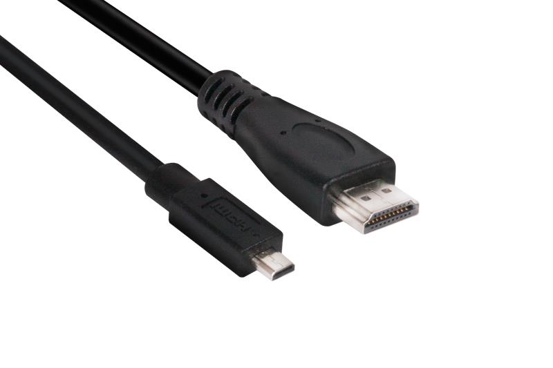 Micro HDMI į HDMI laidas 1m CAC-1351 Club3D