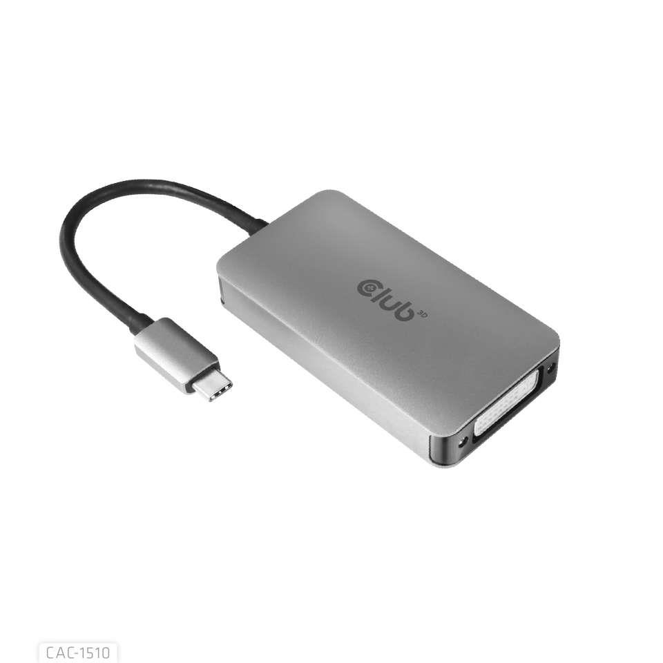 Adapteris USB-C į DVI-D aktyvus CAC-1510 Club3D